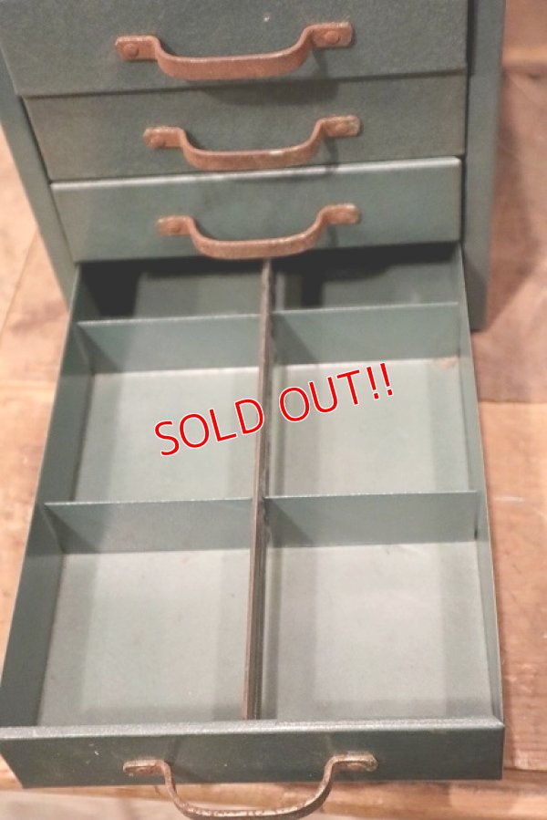 画像7: dp-230414-73 Vintage Metal Parts Box