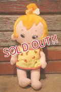 ct-230414-05 Pebbles / Knickerbocker 1970's Cloth Doll