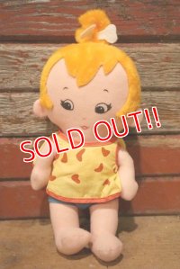 ct-230414-05 Pebbles / Knickerbocker 1970's Cloth Doll