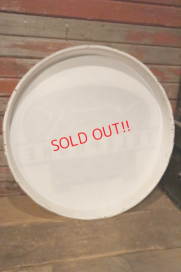 画像8: dp-230401-37 Vintage Public Telephone Sign