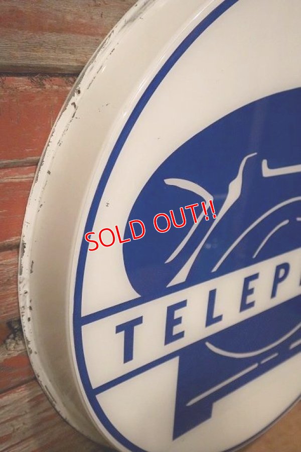 画像5: dp-230401-37 Vintage Public Telephone Sign