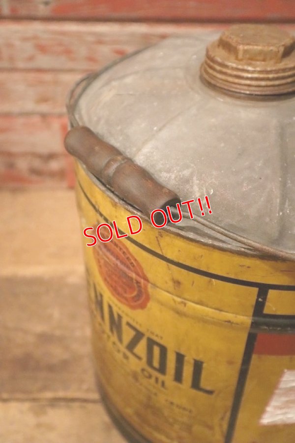 画像8: dp-230503-81 PENNZOIL / 1950's-1960's 5 U.S. GALLONS CAN