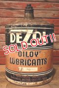 dp-230503-57 UNIVERSAL OIL CO., INC / DEZOL "OILPY" LUBRICANTS 1950's-1960's 5 U.S. GALLONS CAN