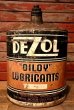 画像1: dp-230503-57 UNIVERSAL OIL CO., INC / DEZOL "OILPY" LUBRICANTS 1950's-1960's 5 U.S. GALLONS CAN (1)