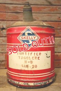 dp-230503-55 SKELLY / 1970's 5 U.S. GALLONS CAN