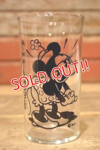 gs-230301-10 Minnie Mouse / BOSCO 1930's Novelty Glass