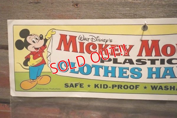 画像5: ct-230201-12 Mickey Mouse / 1970's-1980's Plastic Clothes Hanger