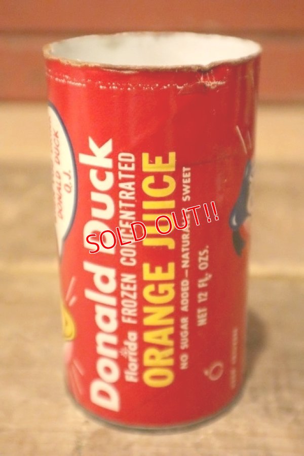 画像5: ct-230414-51 Donald Duck / 1960's-1970's 12 FL OZ..Orange Juice Can