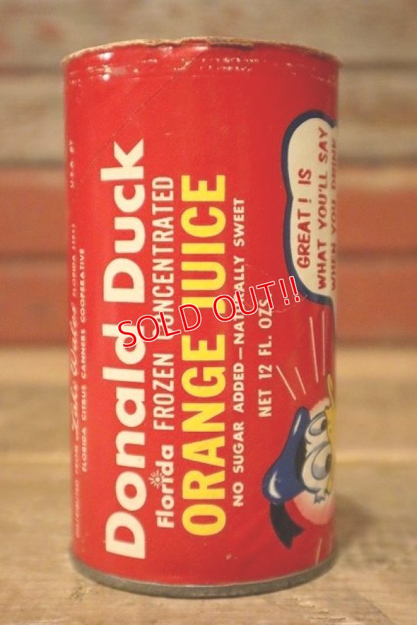 画像4: ct-230414-51 Donald Duck / 1960's-1970's 12 FL OZ..Orange Juice Can