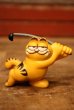 画像1: ct-230503-02 Garfield / 1980's PVC Figure "Golf" (1)