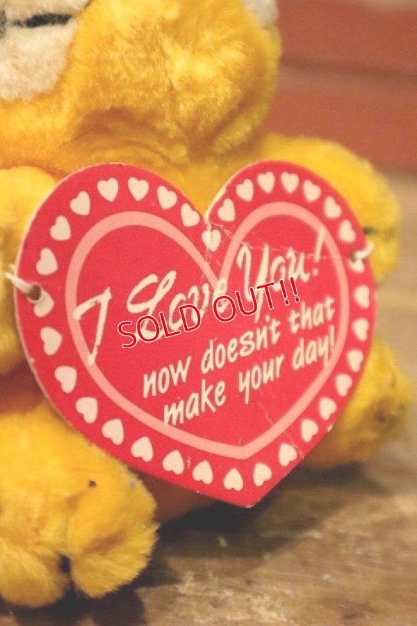 画像3: ct-230503-02 Garfield / 1980's Plush Doll "I Love You!"