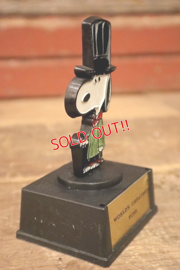画像4: ct-230414-12 Snoopy / AVIVA 1970's Trophy "World"s Greatest Boss"