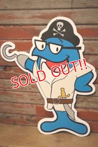 ct-230518-23 Star-Kist / Charlie Tuna 1990's Cardboard Sign "Pirate"