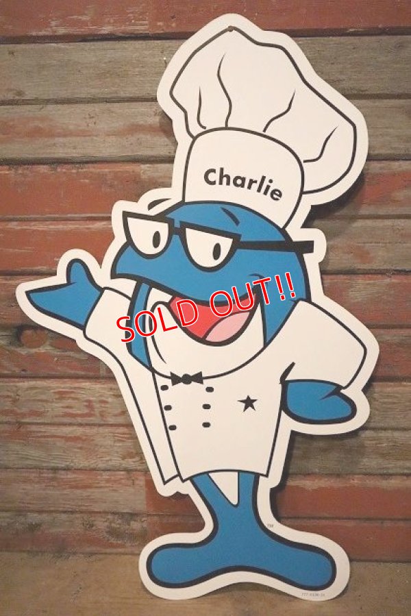 画像1: ct-230518-22 Star-Kist / Charlie Tuna 1990's Cardboard Sign "Chef"