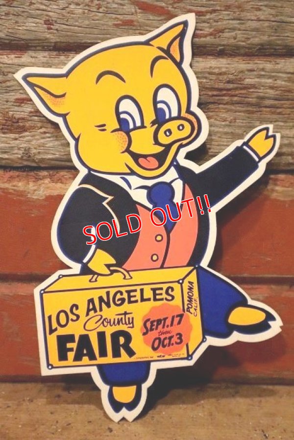 画像1: ct-230414-55 LOS ANGELS COUNTY FAIR / Vintage Sticker