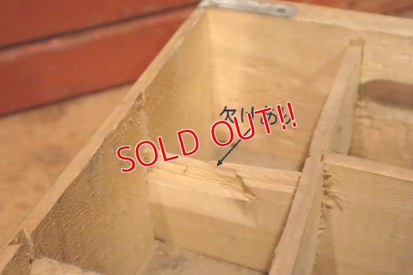 画像7: dp-230401-12 GAMBLE / Vintage Wood Box