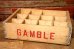 画像1: dp-230401-12 GAMBLE / Vintage Wood Box (1)