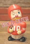 ct-230414-75 Football Player / Vintage Wind Up Toy