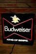 画像1: dp-230503-07 Budweiser / 1980's-1990's Lighted Sign (1)