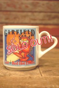 ct-230503-02 Garfield / ENESCO 1980's Ceramic Mug "Red Devil "