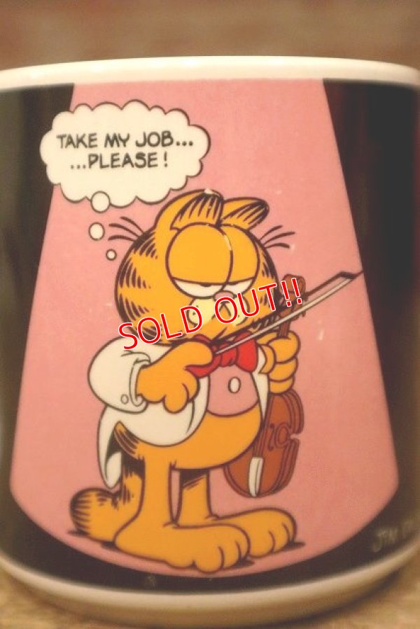画像3: ct-230503-02 Garfield / ENESCO 1980's Ceramic Mug "Violin"