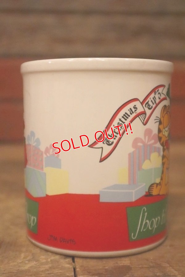 画像4: ct-230503-02 Garfield / ENESCO 1980's Ceramic Mug "Christmas"
