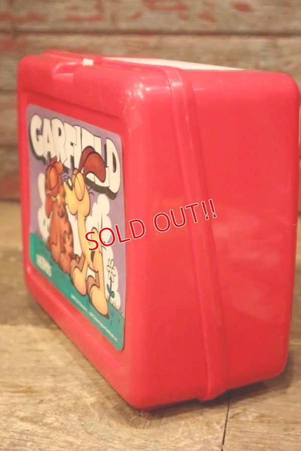 画像5: ct-230503-02 Garfield / THERMOS 1980's Plastic Lunch Box