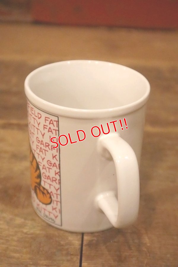 画像5: ct-230503-02 Garfield / ENESCO 1980's Ceramic Mug "Fat Kitty Garfield "