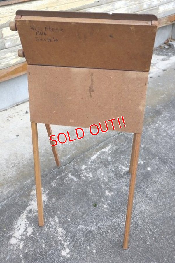 画像11: dp-230401-45 Vintage Folding Blackboard