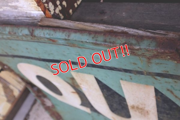 画像11: dp-230401-23 QUAKER STATE MOTOR OIL / 1940's METAL SIGN