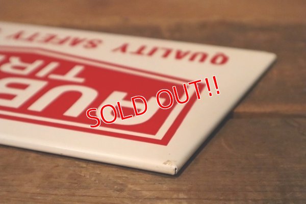 画像6: dp-230503-74 AUBURN TIRES / 1950's-1960's Metal Sign