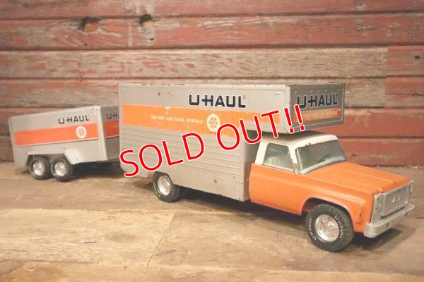 画像1: dp-230503-43 U-HAUL / NYLINT 1970's MAXI-MOVER Van & Travel Trailer