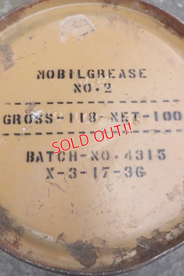 画像10: dp-230503-62 Mobilgrease GARGOYLE / 1930's Grease Can