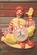 ct-230601-14 McDonald's / Ronald McDonald 1980's Wall Clock (A)