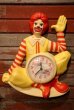 画像1: ct-230601-14 McDonald's / Ronald McDonald 1980's Wall Clock (A) (1)