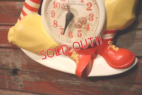 画像6: ct-230601-15 McDonald's / Ronald McDonald 1980's Wall Clock (B)