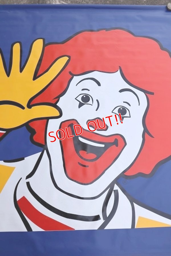 画像2: ct-230503-08 McDonald's / Ronald McDonald Vinyl Banner