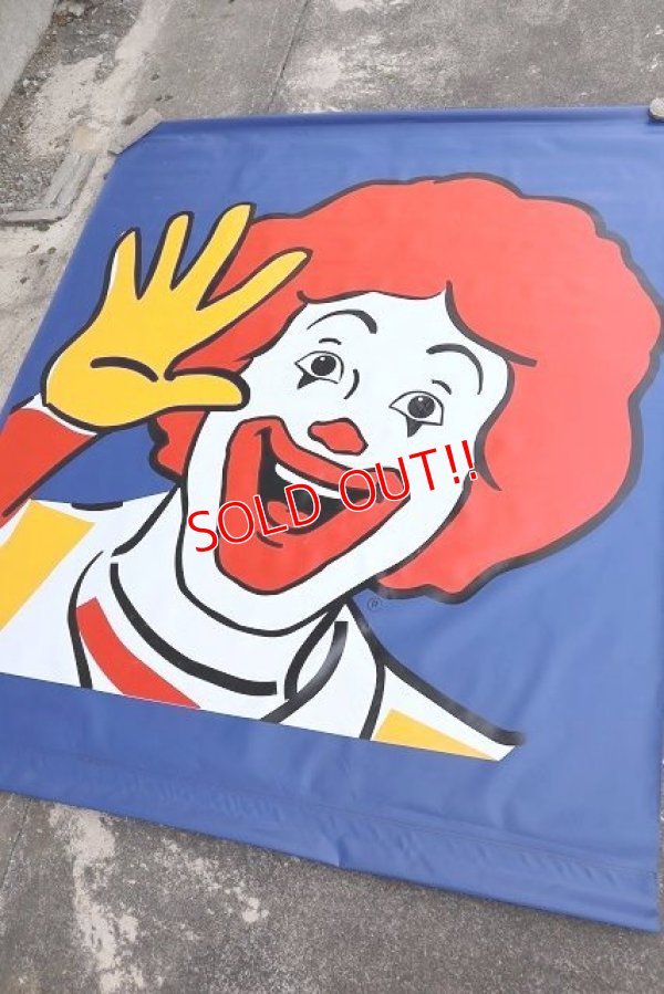 画像1: ct-230503-08 McDonald's / Ronald McDonald Vinyl Banner