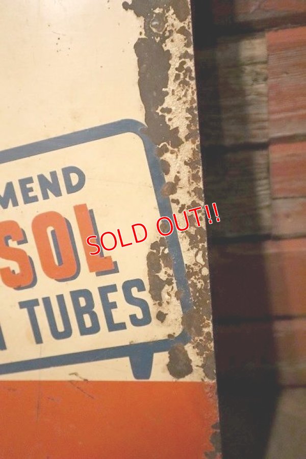 画像5: dp-230601-28 TUNG-SOL / RADIO TELEVISION SERVICE 1950's W-side Metal Sign