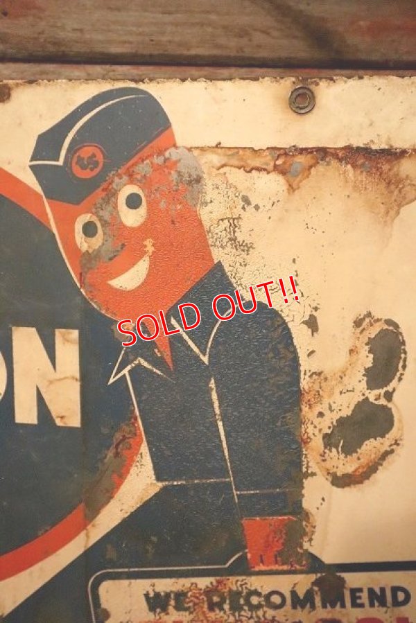 画像7: dp-230601-28 TUNG-SOL / RADIO TELEVISION SERVICE 1950's W-side Metal Sign