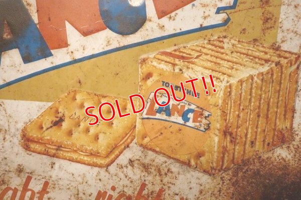 画像3: dp-230601-20 LANCE / 1950's-1960's Metal Sign