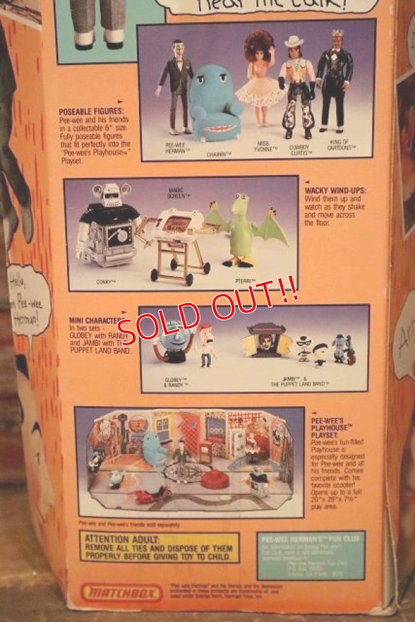 画像10: ct-230518-24 PEE-WEE HERMAN / MATCHBOX 1987 Talking Doll