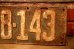 画像3: dp-230601-21 License Plate 1926 KANSAS "18-143" (3)