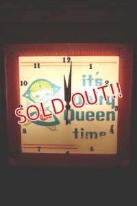 dp-230401-58 Dairy Queen / 1960's Lighted Wall Clock