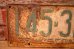 画像2: dp-230601-21 License Plate 1936 WISCONSIN "145-328" (2)