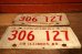 画像7: dp-230601-21 License Plate 1968 ILLINOIS "306 127" Set