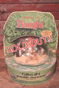ct-230518-24 McDonald's / 1988 Bambi Happy Meal Toy Display