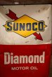 画像2: dp-230601-58 SUNOCO / 1960's 10 Quarts Diamond MOTOR OIL Can (2)