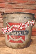 dp-230601-59 CHAMPLIN MOTOR OIL / 1950's 25 POUNDS BUCKET