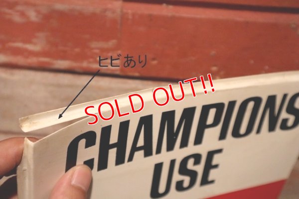 画像6: dp-230401-53 CHAMPION SPARK PLUGS / 1970's 3D Plastic Sign